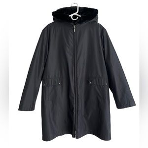 Gallery - Long, Faux Fur Lined Winter Coat